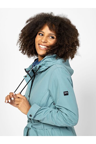 Heavy Tools Women's waterproof jacket NOTA TEAL M