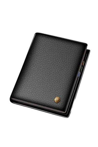 HALAMODO Generic High Grade Cowhide Leather Bifold Wallet Black