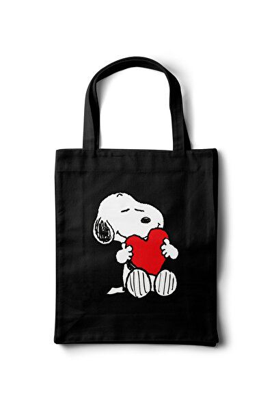 INKD Gabardine Cloth Bag – Snoopy Printed Design - 35X40