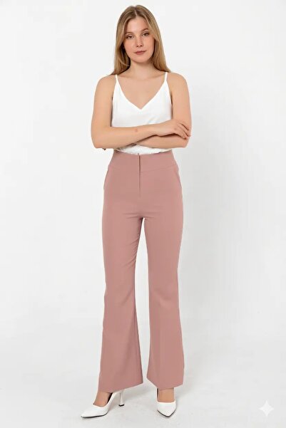 Swass High Waist Spanish Trousers Powder