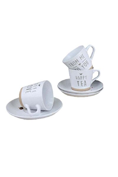 Kalring 8-Piece Elegant and Durable Design Tea Cup and Saucer Set with Stand ...