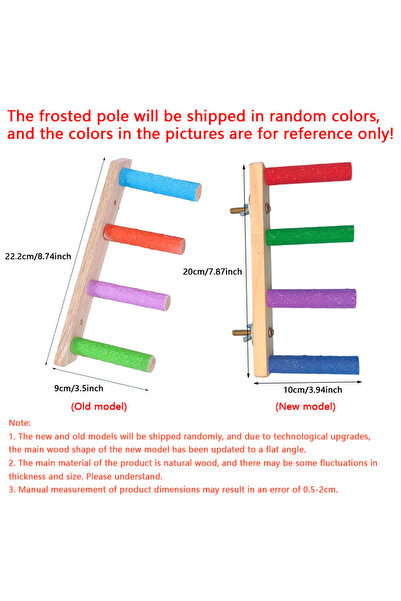 Choice1 Four-Ladders 4/6/8 Step Bird Climbing Ladder Parrot Toy Ladder Bird I...