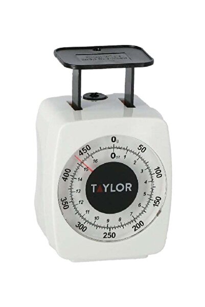 Taylor Diet Max Scratch-Resistant Plastic Kitchen Scale White