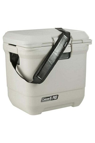 Coleman صندوق تبريد من سلسلة برو مع مقبض حزام، بيج وأسود، سعة 25 كوارت