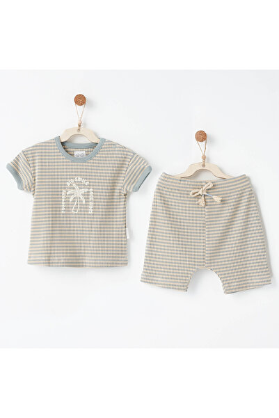 andywawa Baby Set 2 Pcs Set Bamboo Striped