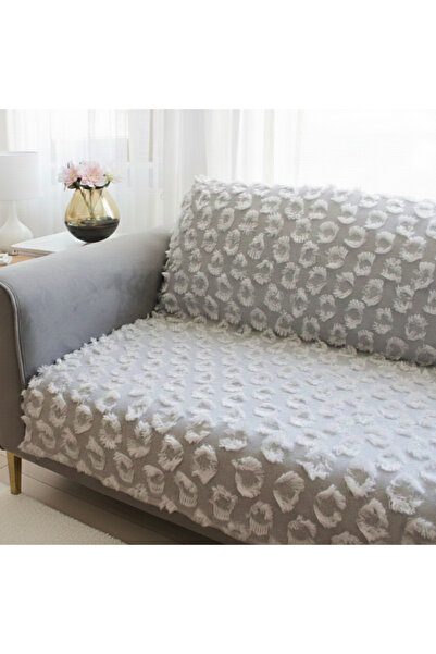 GOLD HOME COLLECTION SAKALLI KOLTUK ÖRTÜSÜ PONPON