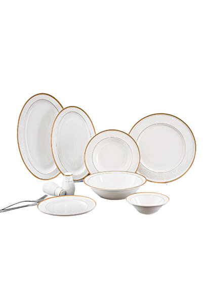 Bien Servi طقم عشاء عالي الجودة مكون من 30 قطعة مصنوع من عظام جديدة