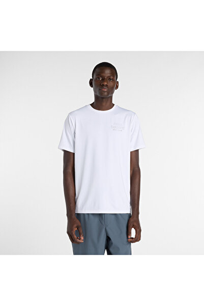 New Balance MT61Y4NS Beyaz Erkek Tişört