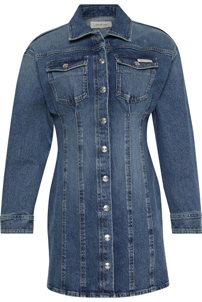 Tommy Hilfiger LS DENIM MINI DRESS COLD SPRINGS