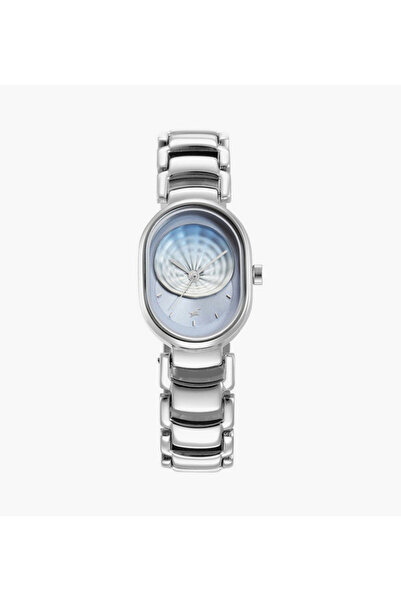 FASTRACK Women's 38 MM Silver Analog Stainless Steel Watch