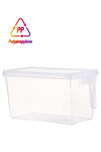 Generic Polypropylene Storage Box Clear 27.5x15.5x24cm