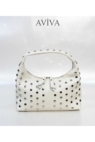 AVİVACOLLECTİON Aviva Stella Rock Studded Women's Shoulder and Crossbody Bag ...
