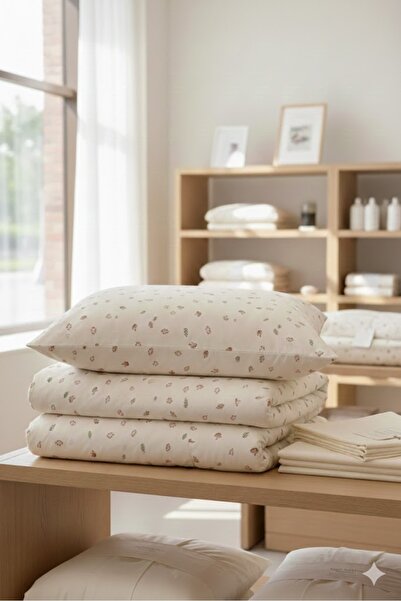 her evemağaza طقم غطاء لحاف للأطفال من القطن الطبيعي من إنجلش هوم مقاس 100x15...