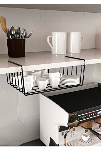 BUSEMSİ HOME In-Cabinet Organizer Kangaroo Shelf Hangable Shelf Cup Holder Pl...