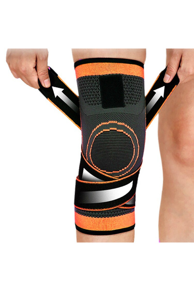 Zenva Orteză elastică profesională pentru genunchi, orteză de compresie, mate...