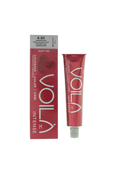 Intercosmo Intercosmo, Voila 3C Intense, Μόνιμη Βαφή Μαλλιών, 4.62 Μεσαίο Κασ...