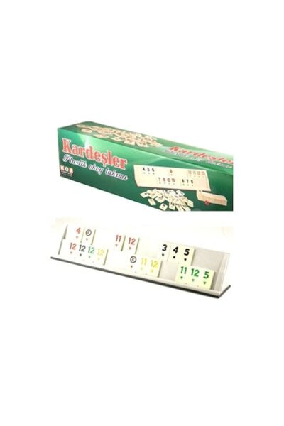 Kardesler Lux 745 Plastic Backgammon Rummy Game