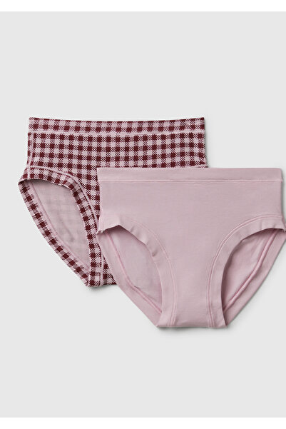 United Colors of Benetton Детски розов комплект от 2 части с гладки и шарени ...