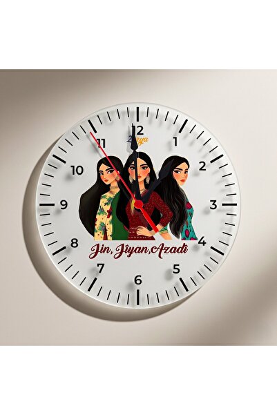 ZERYA ساعة حائط نسائية بتصميم جين جيان أزادي