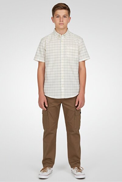 Freestyle Revolution Kids Boy 2 Pcs Checkered Shirt And Pants Set, Multicolor