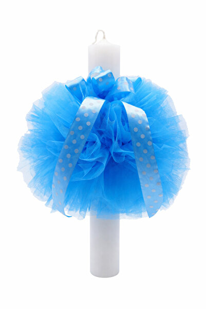 Dany Kids Fashion Blue baptism candle