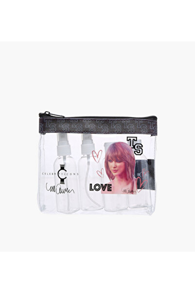 CELEBRİTY Taylor Swift Icon 4-Piece Travel Bottle Set with Pouch