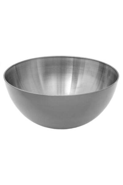 Generic وعاء سلطة سيمبلي سمارت من الفولاذ المقاوم للصدأ، فضي اللون، مانع للان...