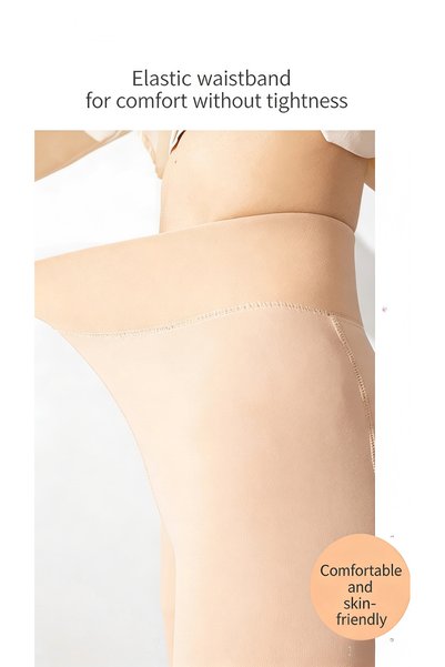 None Women's Nude Color Tights-Thickened Warmth,Anti-Run Design Offices&Daily Use Pantyhose Stockings