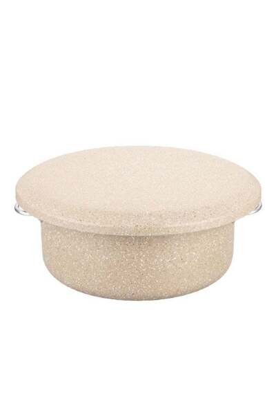 Parfait Natural Force Non-Stick Marble Coating Casserole With Lid Cream 28 X ...