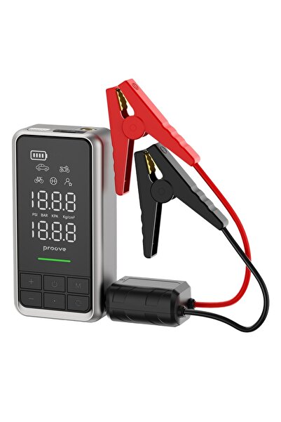 Proove Auto Jump Starter, Proove, 2 in 1 Powerbank + Compressor, 10400mAh, 10...