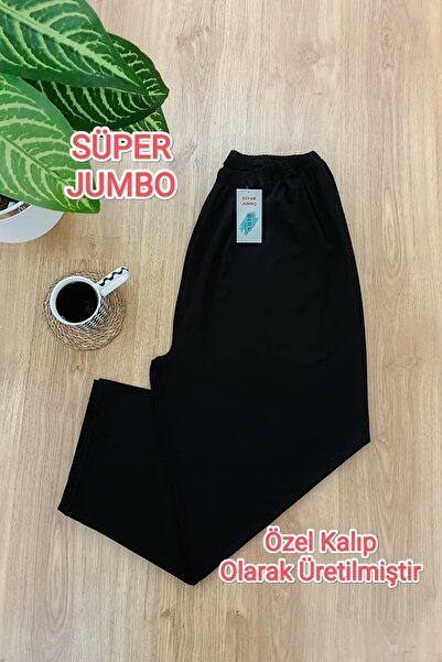 VİP BERA TEKSTİL Kadın-Erkek Battal Beden Düz Renk Penye Pijama Altı