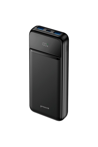 Proove Power Bank, 10000mAh, 22.5W Fast Charge, LED Display, Type-C, 2x USB, ...