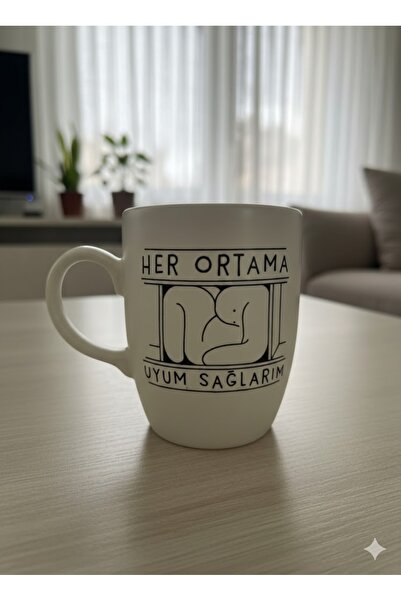 PALTO TASARIM كوب بيضاوي الشكل من I Adapt to Every Environment - كوب هدية