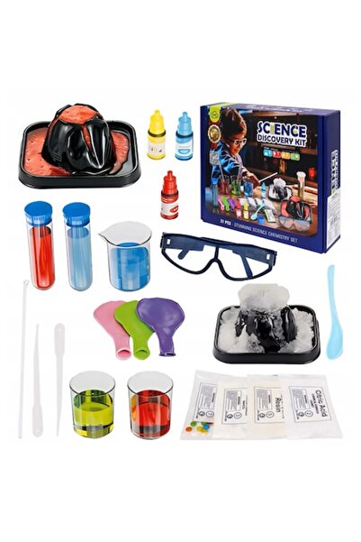 ANGMAD Set Joaca Micul Chimist 27 Piese Mini Laborator 68 Experimente Educati...