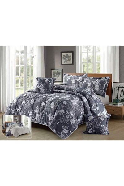 smart home 4-Piece Single Bed Comforter Set | Microfiber Quilt 230x170 | All-...