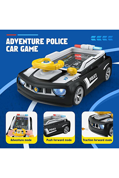 DasToys لعبة سيارة شرطة مزودة بأضواء وأصوات