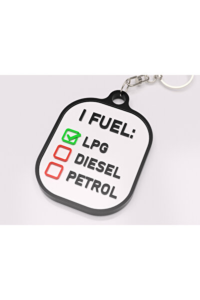 tiridigo I Fuel Fuel Themed Keychain – Diesel / Gasoline / Lpg