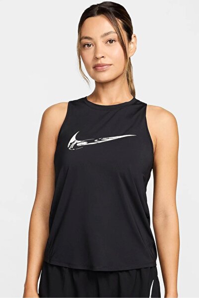 Nike One Dri Fit Graphic Running Tank Top Women's Training Tank Top Black
