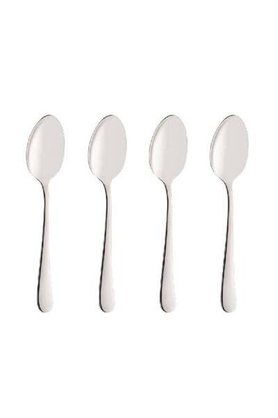 Amefa 4-Piece Tea Spoon Set On Hanging Card Silver