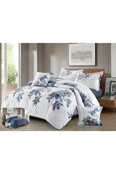 smart home 4-Piece Single Bed Comforter Set | Microfiber Quilt 230x170 | All-...