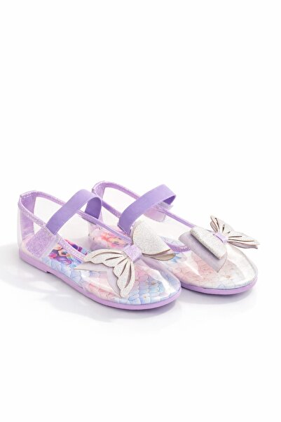 minibonito Прозрачни балетни пантофки с аксесоари с пеперуди за момичета