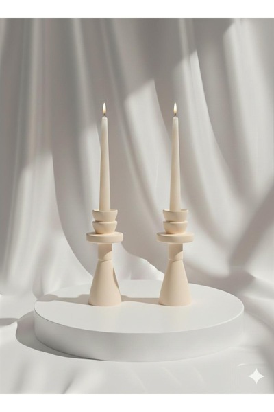 BHR Modern İkili şamdan |şamdan | mumluk | dekor | el yapımı | dekoratif