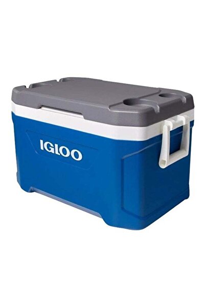 IGLOO Latitude Premium Polyurethane Ice Chest Indigo Blue and Grey 49 L