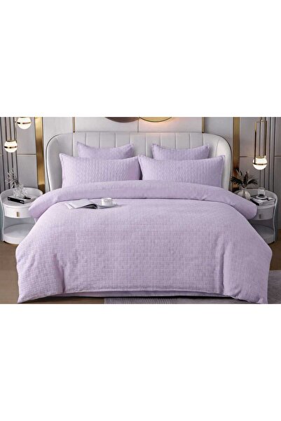 ANATOLIATEKSTILE Set Lenjerie de Pat Premium din Bumbac Țesut, & Respirabil, ...