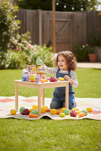 ROZİTOYS 22 Parça Fileli Oyuncak Meyve Ve Sebze Seti