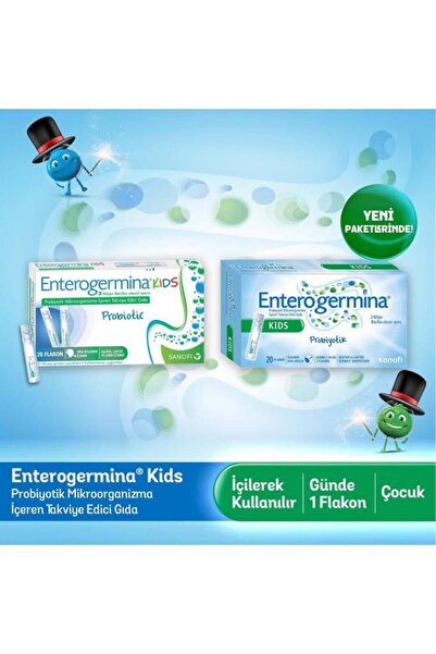 Enterogermina Kids 20 Flakon 2 Milyar Bacillus Clausii Sporu İçeren Probiyotik