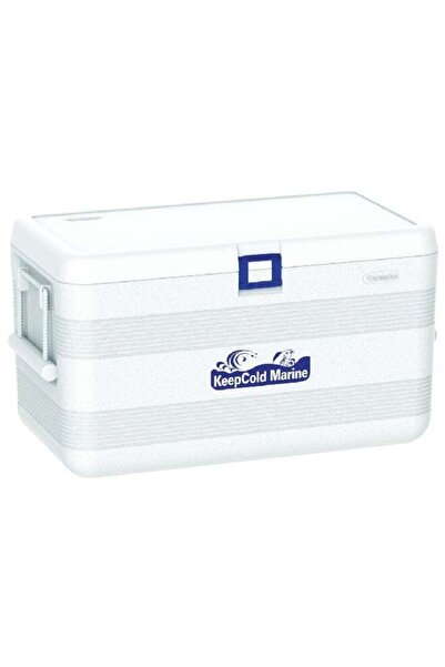 Cosmoplast High Grade Resin Lid Snap Marine Ice Chest White 70 L