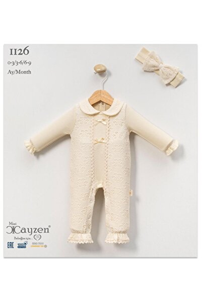 cayzen Purelace Girls' Jumpsuit with Bandana 1126