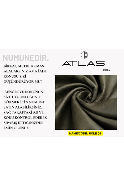 atlas fabric Atlas Kumaş Role Serisi Nubuk Kumaş Numunesi
