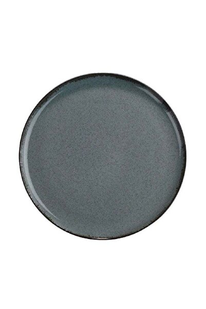 Generic Kutahya Moderna Dishwasher Safe Porcelain Round Flat Plate Blue Grey ...